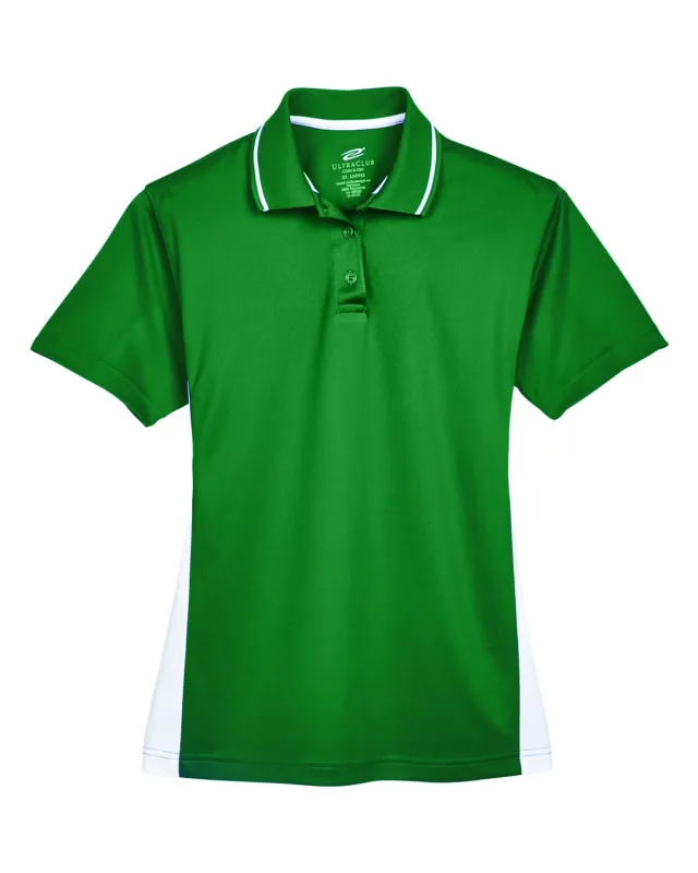 UltraClub Ladies' Cool & Dry Sport Two-Tone Polo — view 17