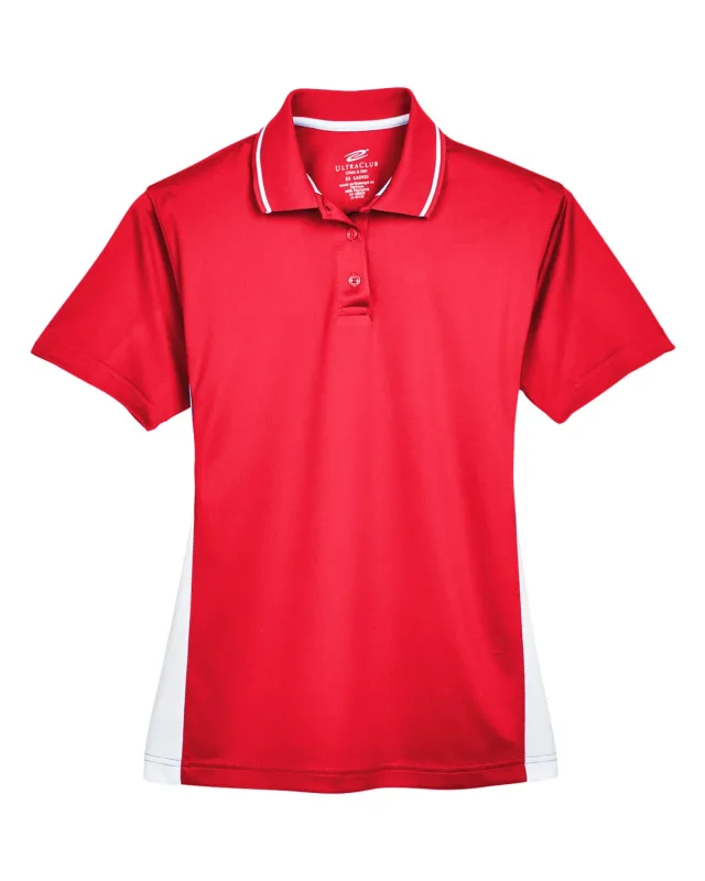 UltraClub Ladies' Cool & Dry Sport Two-Tone Polo — view 24