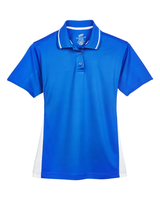 UltraClub Ladies' Cool & Dry Sport Two-Tone Polo — view 31