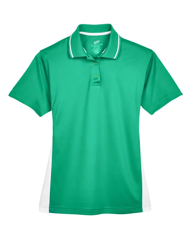 UltraClub Ladies' Cool & Dry Sport Two-Tone Polo — view 45