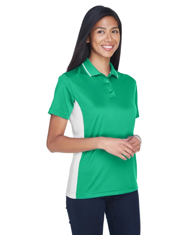 UltraClub Ladies' Cool & Dry Sport Two-Tone Polo — view 48