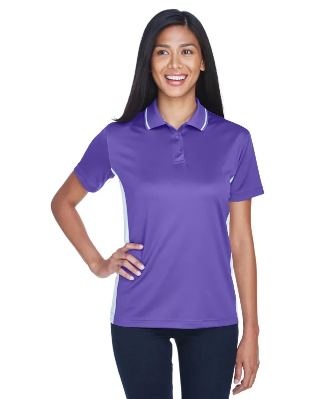 UltraClub Ladies' Cool & Dry Sport Two-Tone Polo — view 53