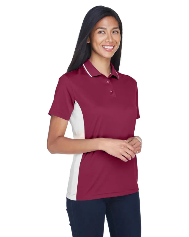UltraClub Ladies' Cool & Dry Sport Two-Tone Polo — view 62