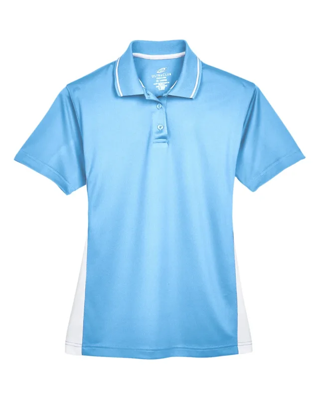 UltraClub Ladies' Cool & Dry Sport Two-Tone Polo — view 66