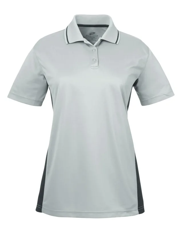 UltraClub Ladies' Cool & Dry Sport Two-Tone Polo — view 75