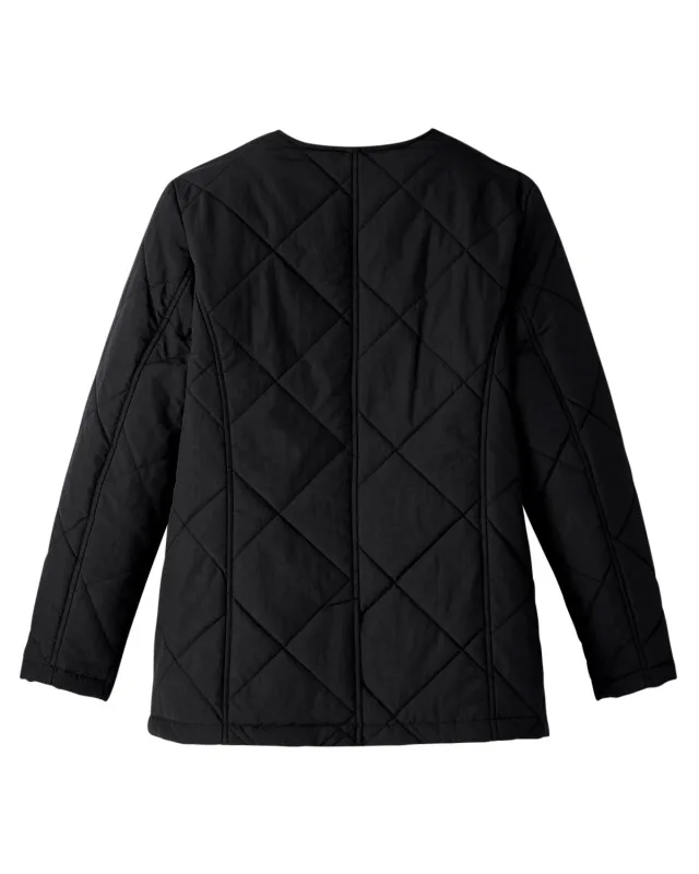 UltraClub Ladies' Dawson Quilted Hacking Jacket — view 2