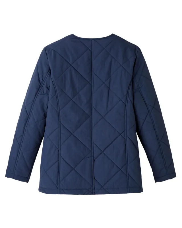 UltraClub Ladies' Dawson Quilted Hacking Jacket — view 8