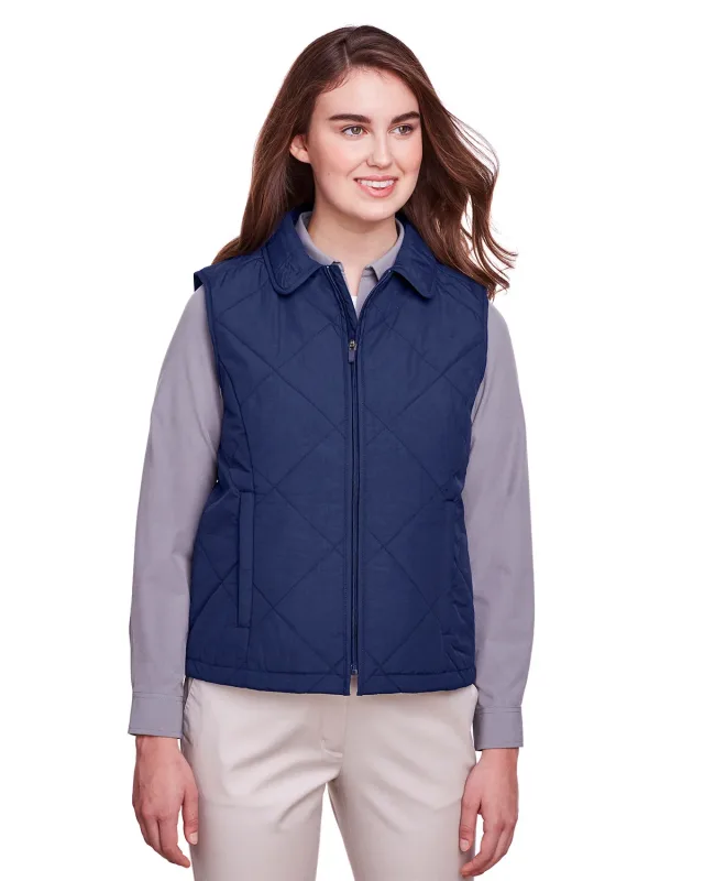 UltraClub Ladies' Dawson Quilted Hacking Vest — view 10