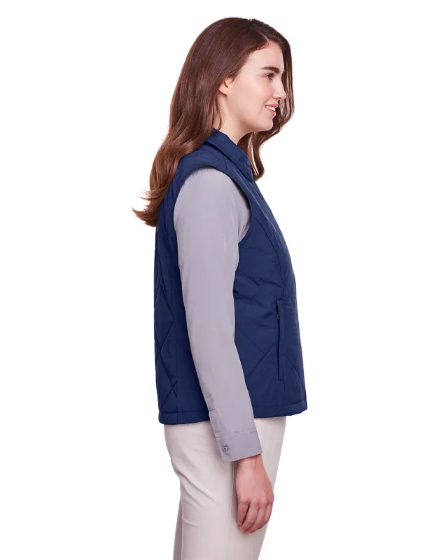 UltraClub Ladies' Dawson Quilted Hacking Vest — view 12