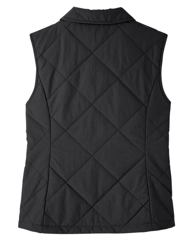 UltraClub Ladies' Dawson Quilted Hacking Vest — view 2