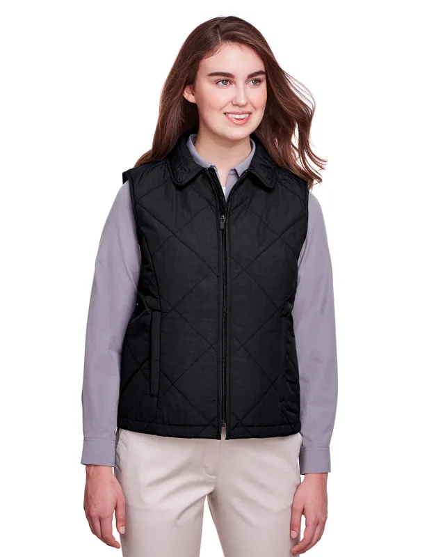 UltraClub Ladies' Dawson Quilted Hacking Vest — view 4