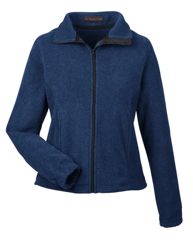 UltraClub Ladies' Iceberg Fleece Full-Zip Jacket — view 12