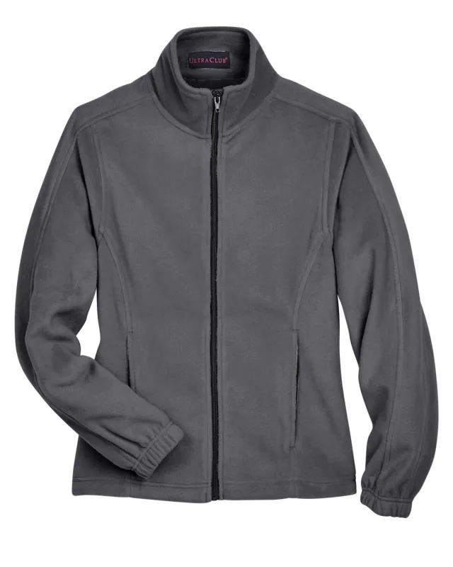UltraClub Ladies' Iceberg Fleece Full-Zip Jacket — view 17
