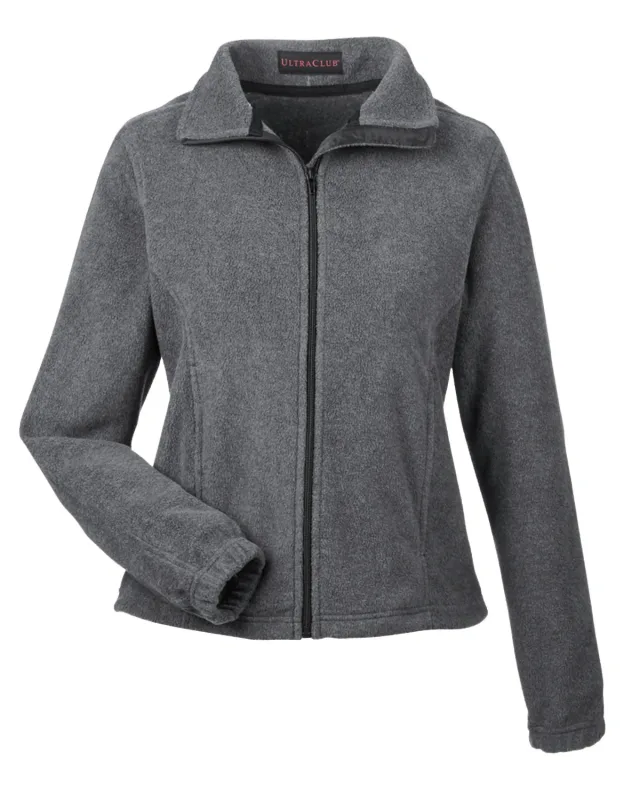 UltraClub Ladies' Iceberg Fleece Full-Zip Jacket — view 19