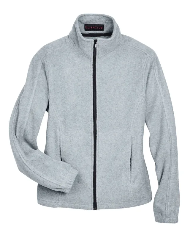 UltraClub Ladies' Iceberg Fleece Full-Zip Jacket — view 24