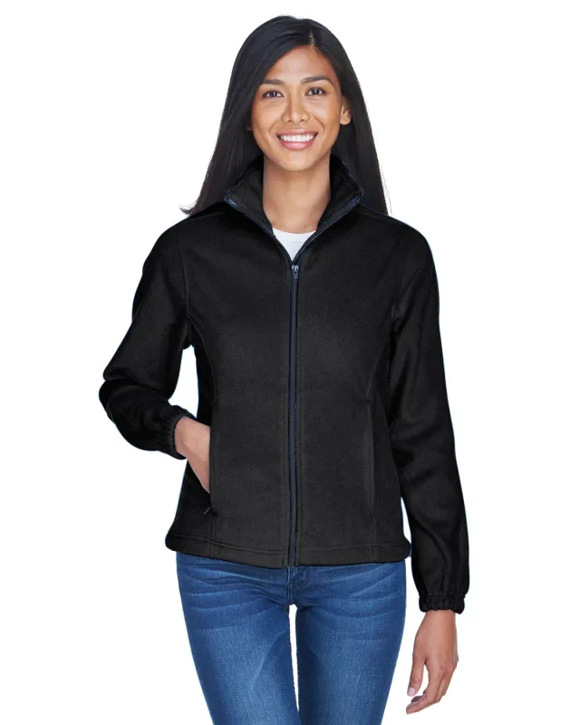 UltraClub Ladies' Iceberg Fleece Full-Zip Jacket — view 4