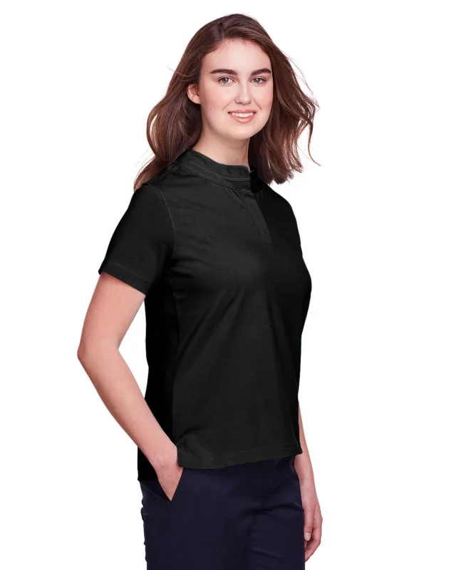 UltraClub Ladies' Lakeshore Stretch Cotton Performance Polo — view 11
