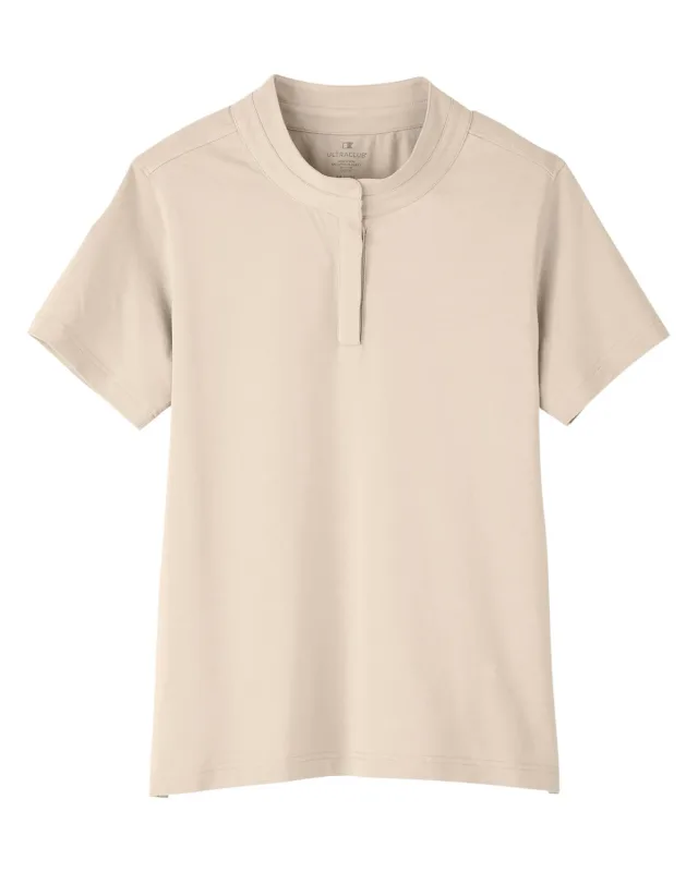 UltraClub Ladies' Lakeshore Stretch Cotton Performance Polo — view 15