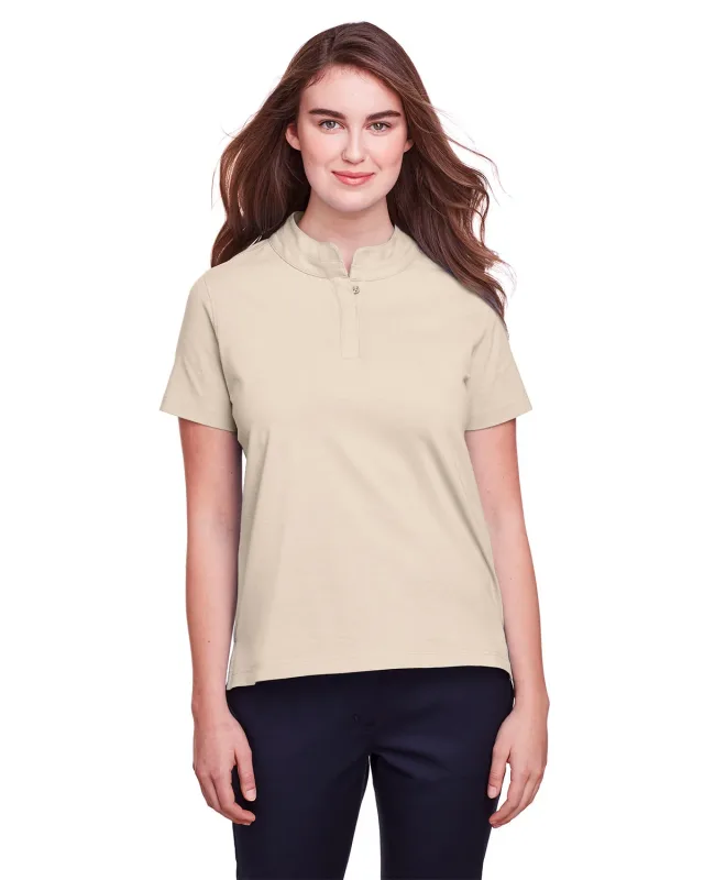 UltraClub Ladies' Lakeshore Stretch Cotton Performance Polo — view 16