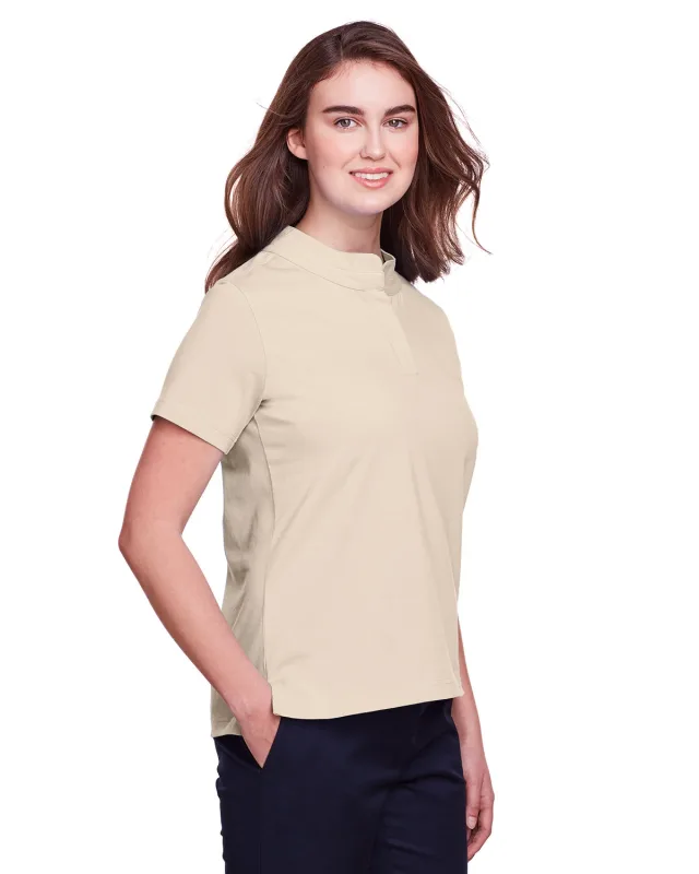 UltraClub Ladies' Lakeshore Stretch Cotton Performance Polo — view 17