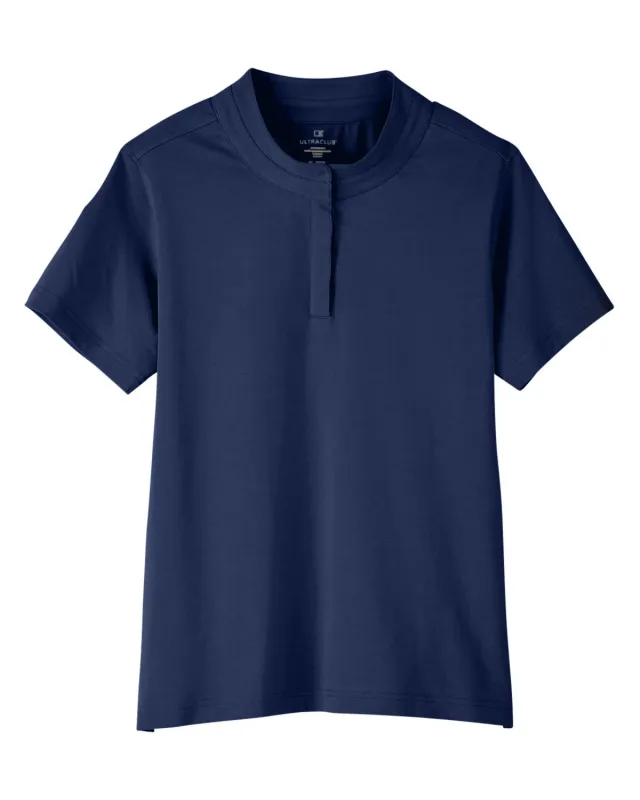 UltraClub Ladies' Lakeshore Stretch Cotton Performance Polo — view 21
