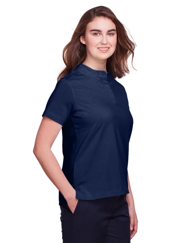 UltraClub Ladies' Lakeshore Stretch Cotton Performance Polo — view 23