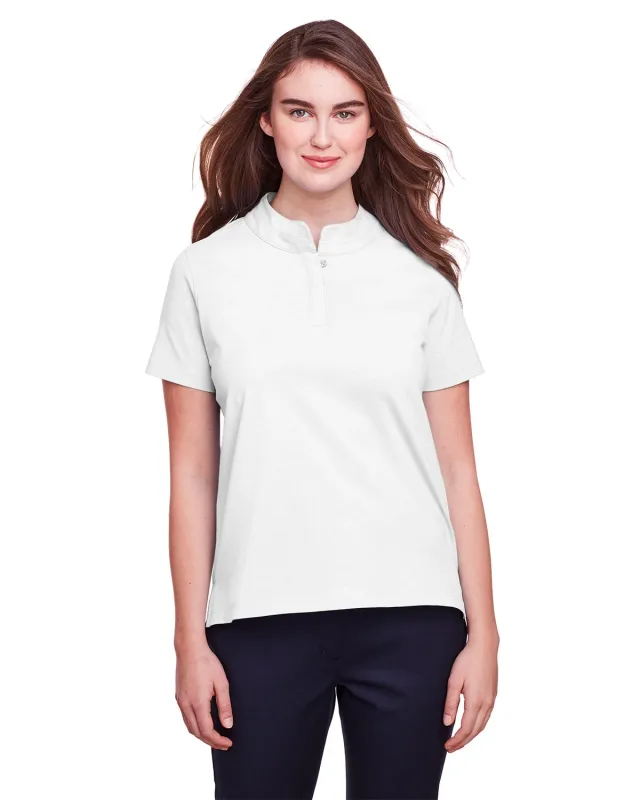 UltraClub Ladies' Lakeshore Stretch Cotton Performance Polo — view 28