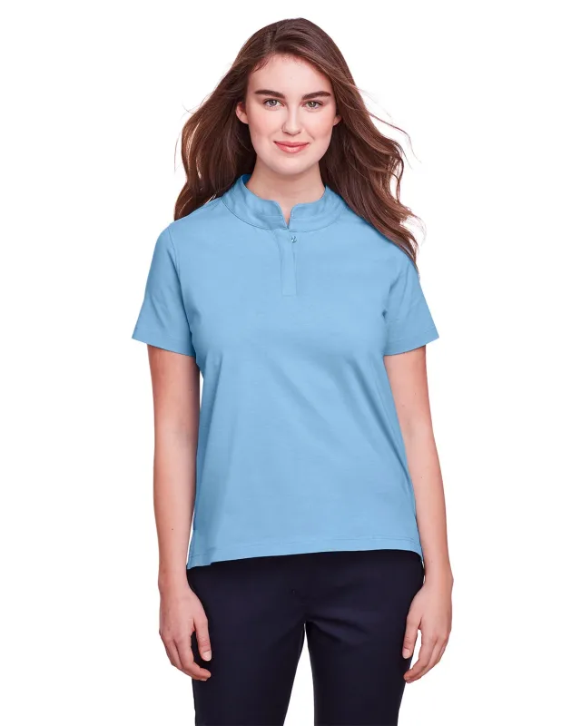 UltraClub Ladies' Lakeshore Stretch Cotton Performance Polo — view 34
