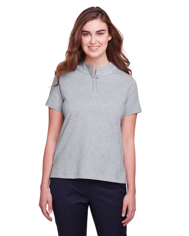 UltraClub Ladies' Lakeshore Stretch Cotton Performance Polo — view 4