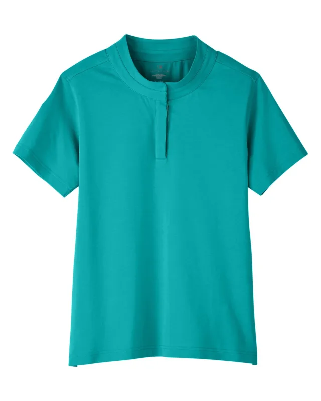 UltraClub Ladies' Lakeshore Stretch Cotton Performance Polo — view 45