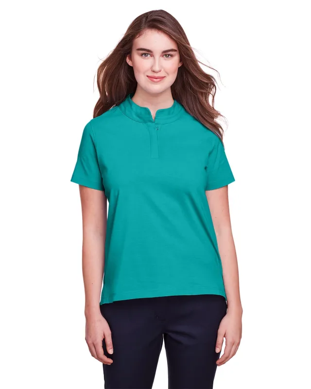 UltraClub Ladies' Lakeshore Stretch Cotton Performance Polo — view 46