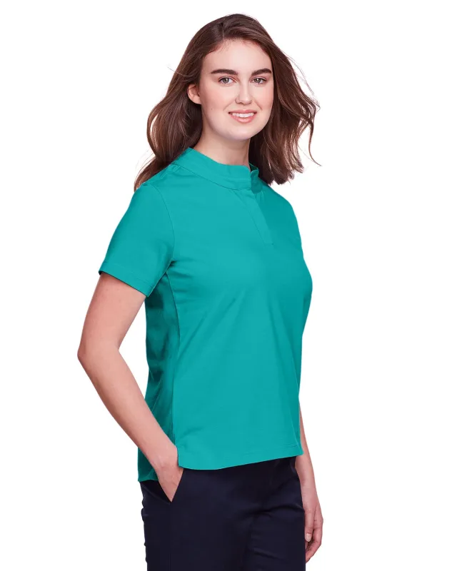 UltraClub Ladies' Lakeshore Stretch Cotton Performance Polo — view 47