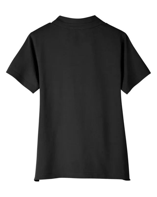UltraClub Ladies' Lakeshore Stretch Cotton Performance Polo — view 8