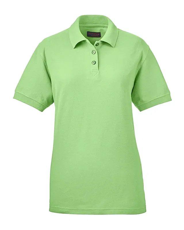 UltraClub Ladies' Whisper Piqué Polo — view 12