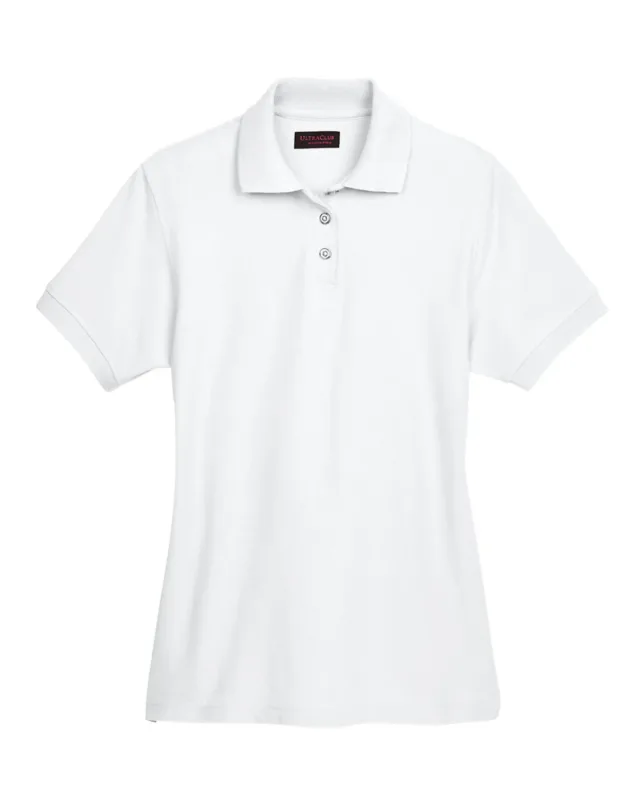 UltraClub Ladies' Whisper Piqué Polo — view 3