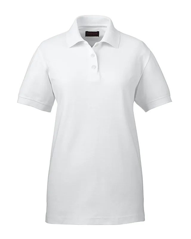 UltraClub Ladies' Whisper Piqué Polo — view 5