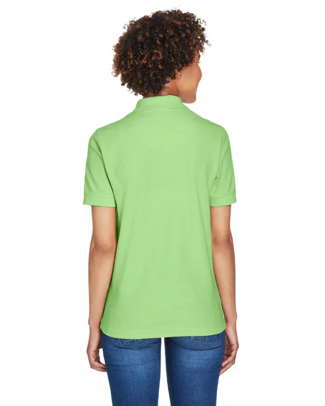 UltraClub Ladies' Whisper Piqué Polo — view 8