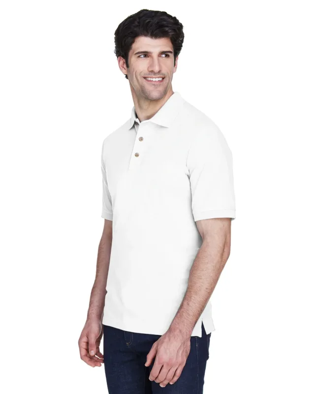 UltraClub Men's Classic Piqué Polo — view 6
