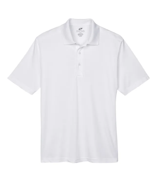 UltraClub Men's Cool & Dry 8-Star Elite Performance Interlock Polo — view 3