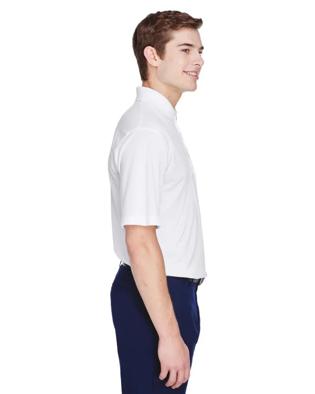 UltraClub Men's Cool & Dry 8-Star Elite Performance Interlock Polo — view 7