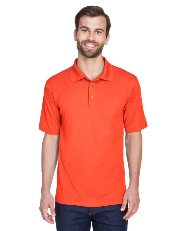 UltraClub Men's Cool & Dry Mesh Piqué Polo — view 59