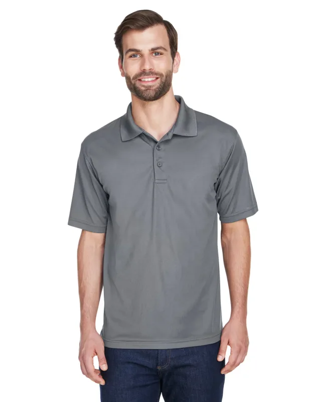 UltraClub Men's Cool & Dry Mesh Piqué Polo — view 86