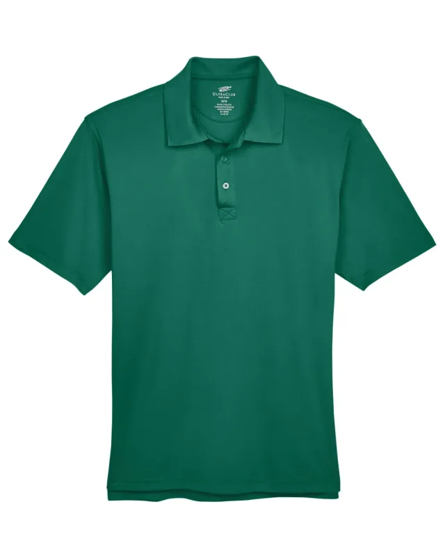 UltraClub Men's Cool & Dry Sport Performance Interlock Polo — view 10