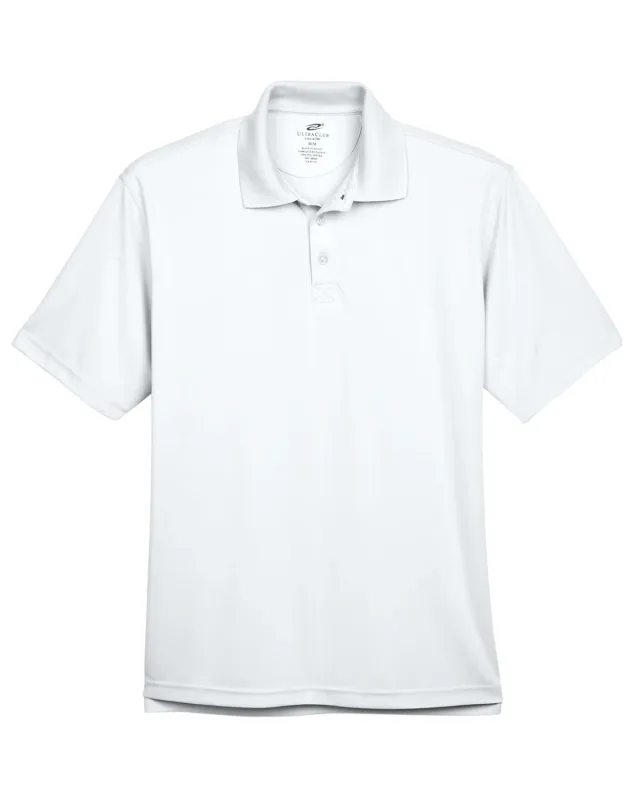 UltraClub Men's Cool & Dry Sport Performance Interlock Polo — view 3
