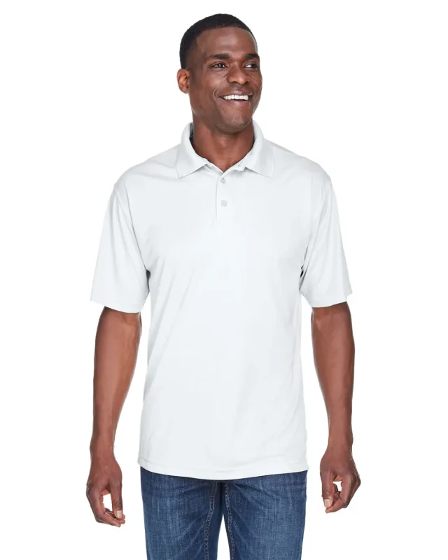 UltraClub Men's Cool & Dry Sport Performance Interlock Polo — view 4