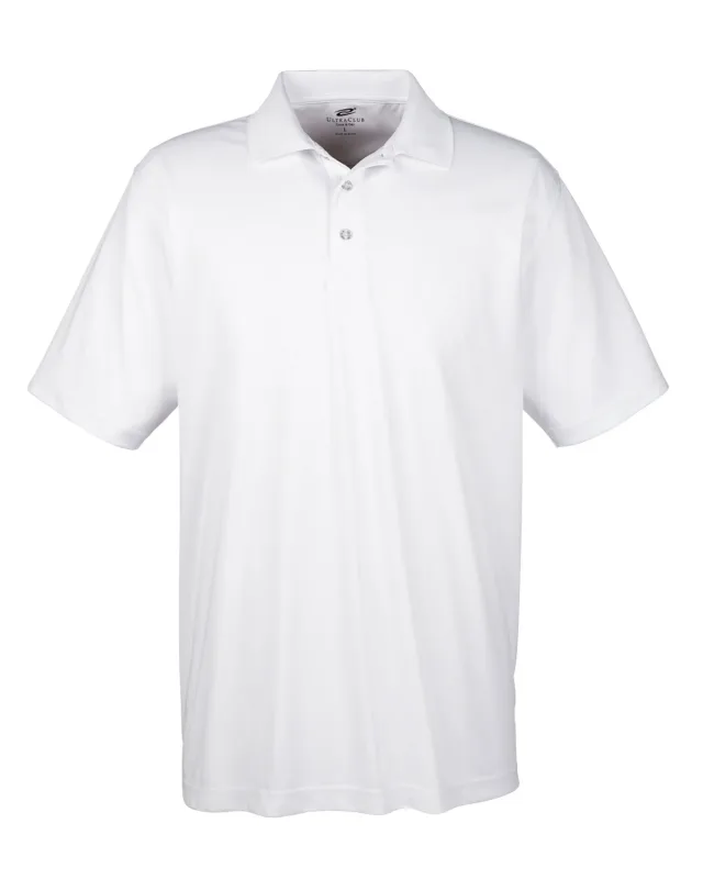 UltraClub Men's Cool & Dry Sport Performance Interlock Polo — view 5