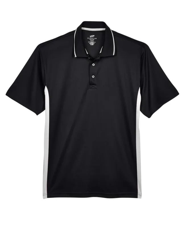 UltraClub Men's Cool & Dry Sport Two-Tone Polo — view 10