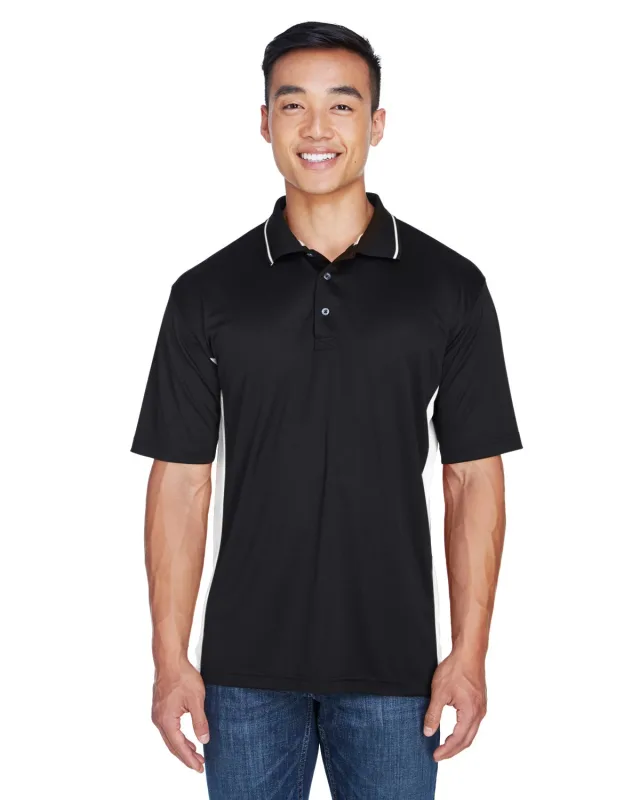 UltraClub Men's Cool & Dry Sport Two-Tone Polo — view 11