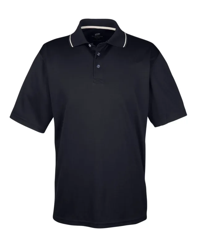 UltraClub Men's Cool & Dry Sport Two-Tone Polo — view 12
