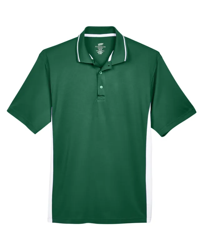 UltraClub Men's Cool & Dry Sport Two-Tone Polo — view 17